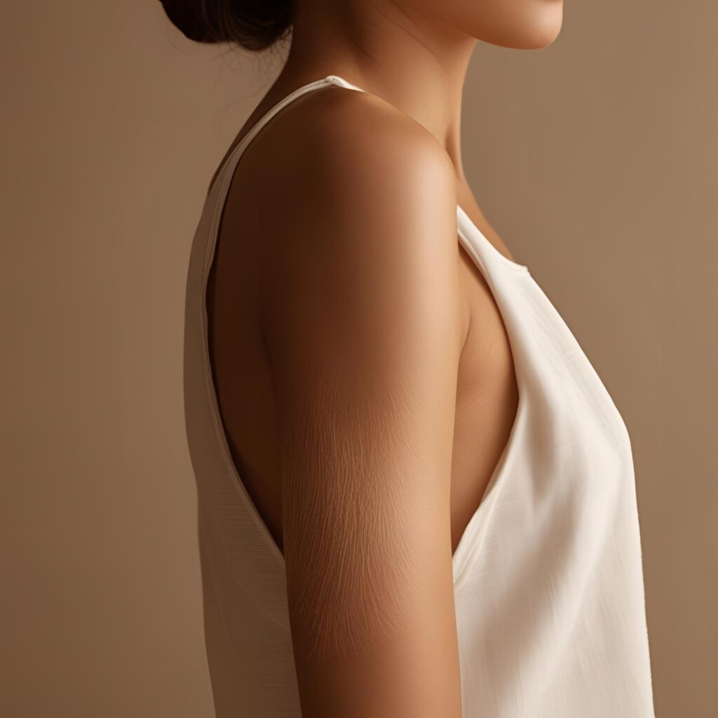 beautiful arm of a female after removing hairs Waxing in Rowville that takes care of every aspect of your skin beauty and softness with a touch of expertise and good products