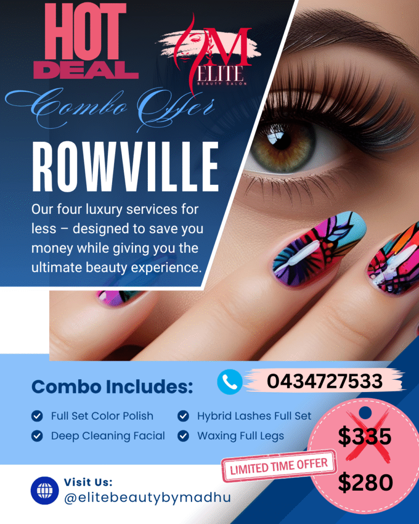 Combo Offer(2) beauty salon offers Rowville, find the offers by elite beauty salon in Rowville